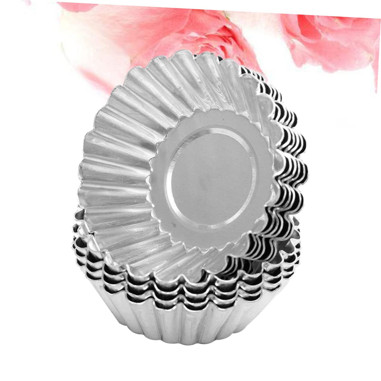 Cabilock 100 Piezas Molde De Pudín Moldes De Galletas Para Hornear Moldes Para Pasteles Hojalata Tazas Para Hornear Molde De Bandeja Moldes Para Mini Muffins Gelatina Tarta