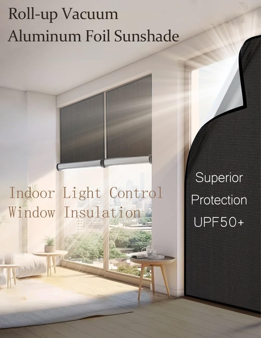 Película opaca para ventana, lámina aislante reflectante del calor, protección solar anti UV, tinte de privacidad para tragaluces y balcones