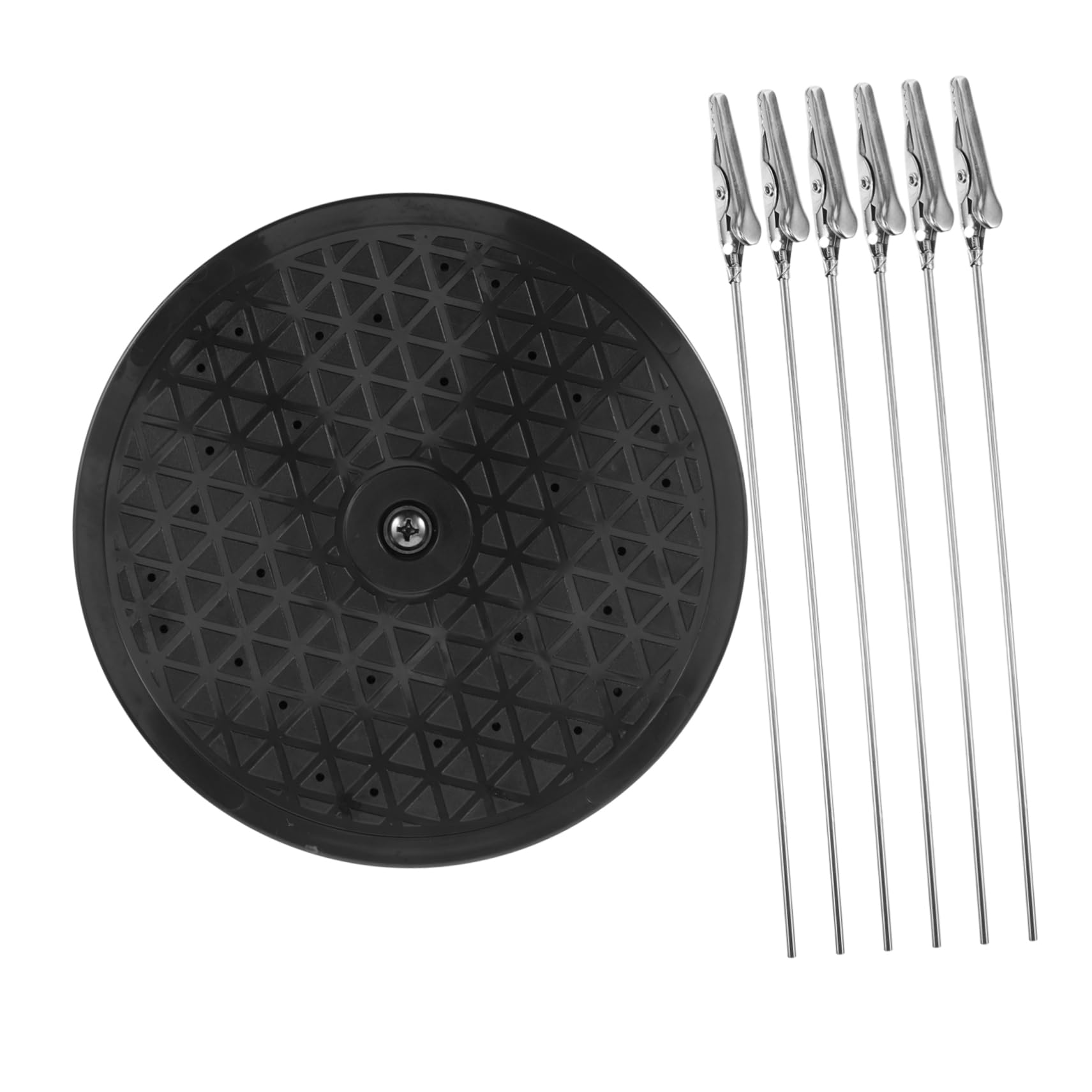 Herramienta para aerografía y soporte de modelismo con base para secado 8