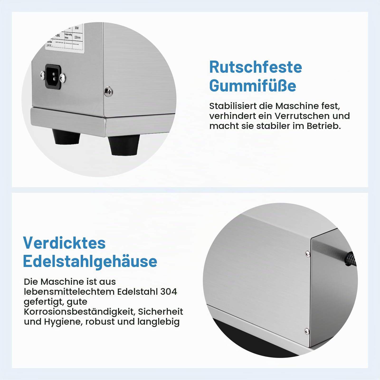 MXBAOHENG Elektrischer Tornado Kartoffelschneider 50 W Gewindelange 15 cm
