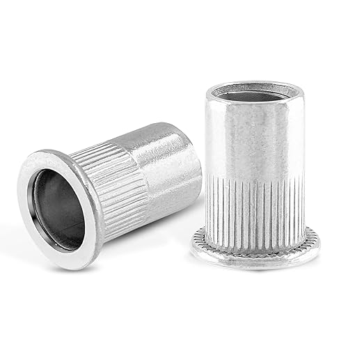 Miniatura 5 de Kyuionty Tuercas de remache de acero inoxidable M10, remaches roscados de cabeza plana, 30 piezas