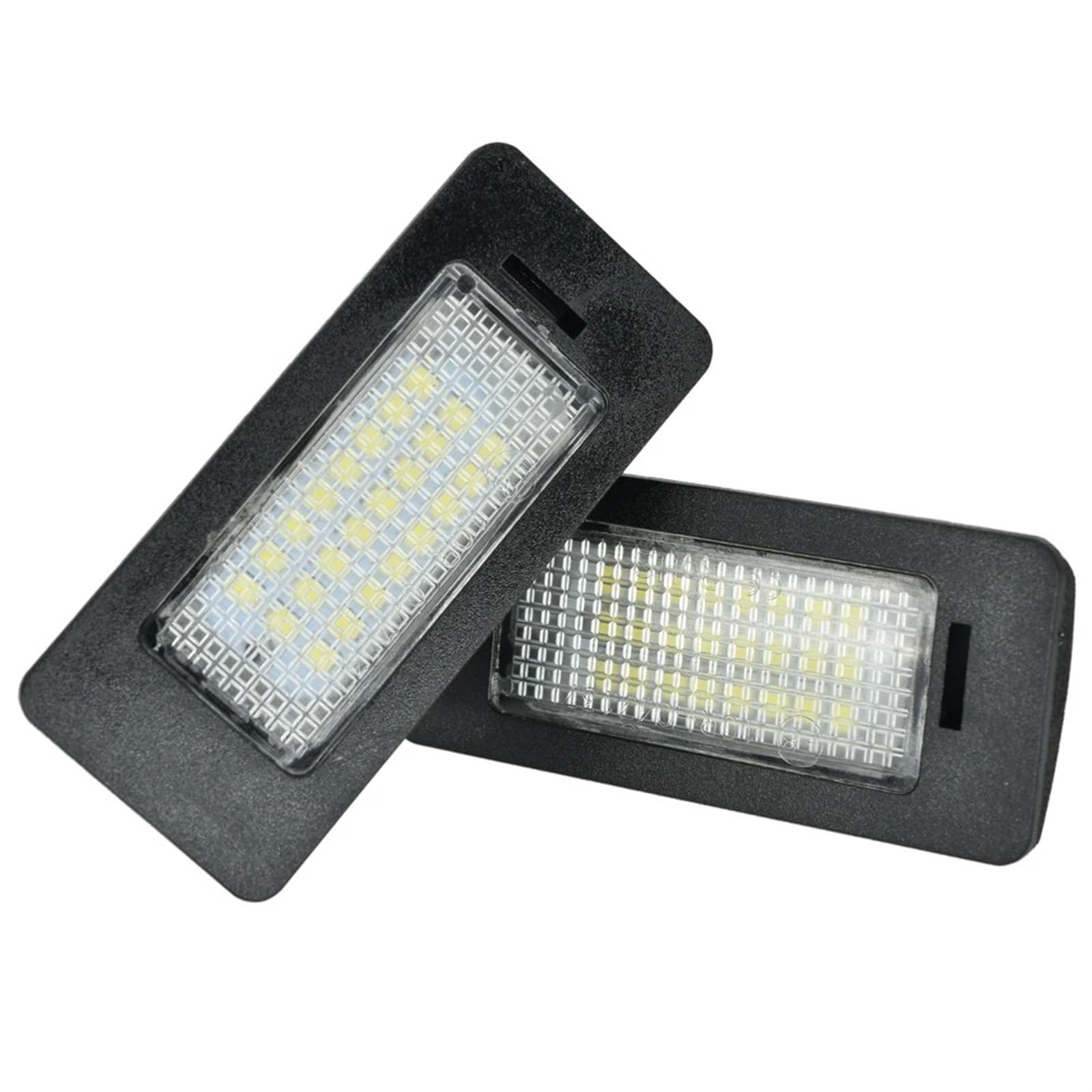 Luz de placa trasera superbrillante con 2 bombillas LED de xenón 7