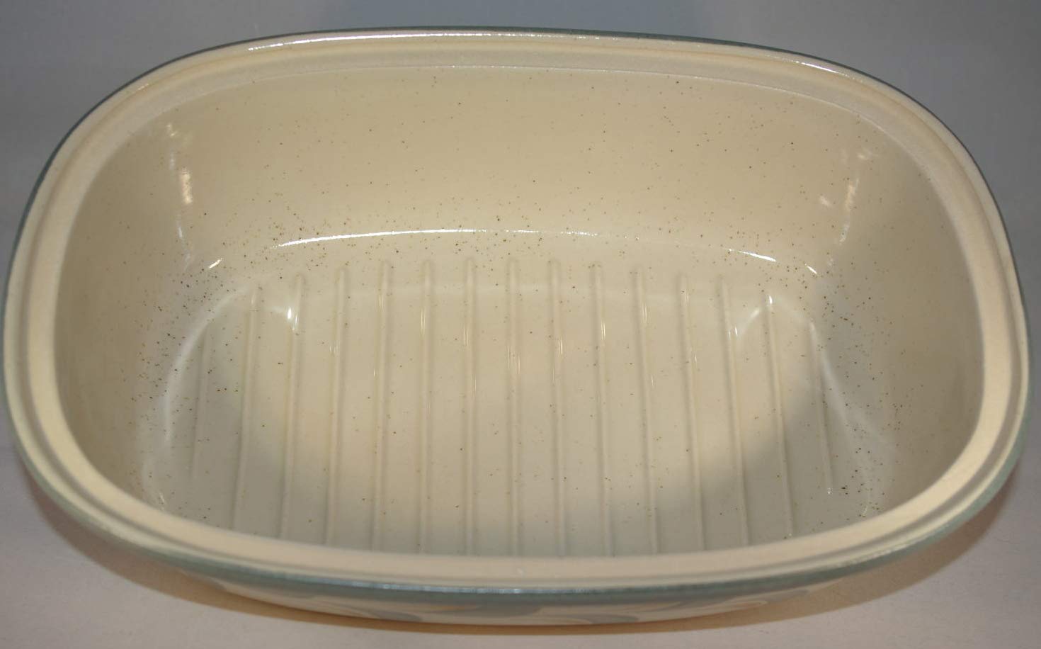 Brottopf Schilf | Brotkasten | Brotbox | Brotdose | Brotbehälter | Steinzeug | LxBxH: 30x21x16 cm