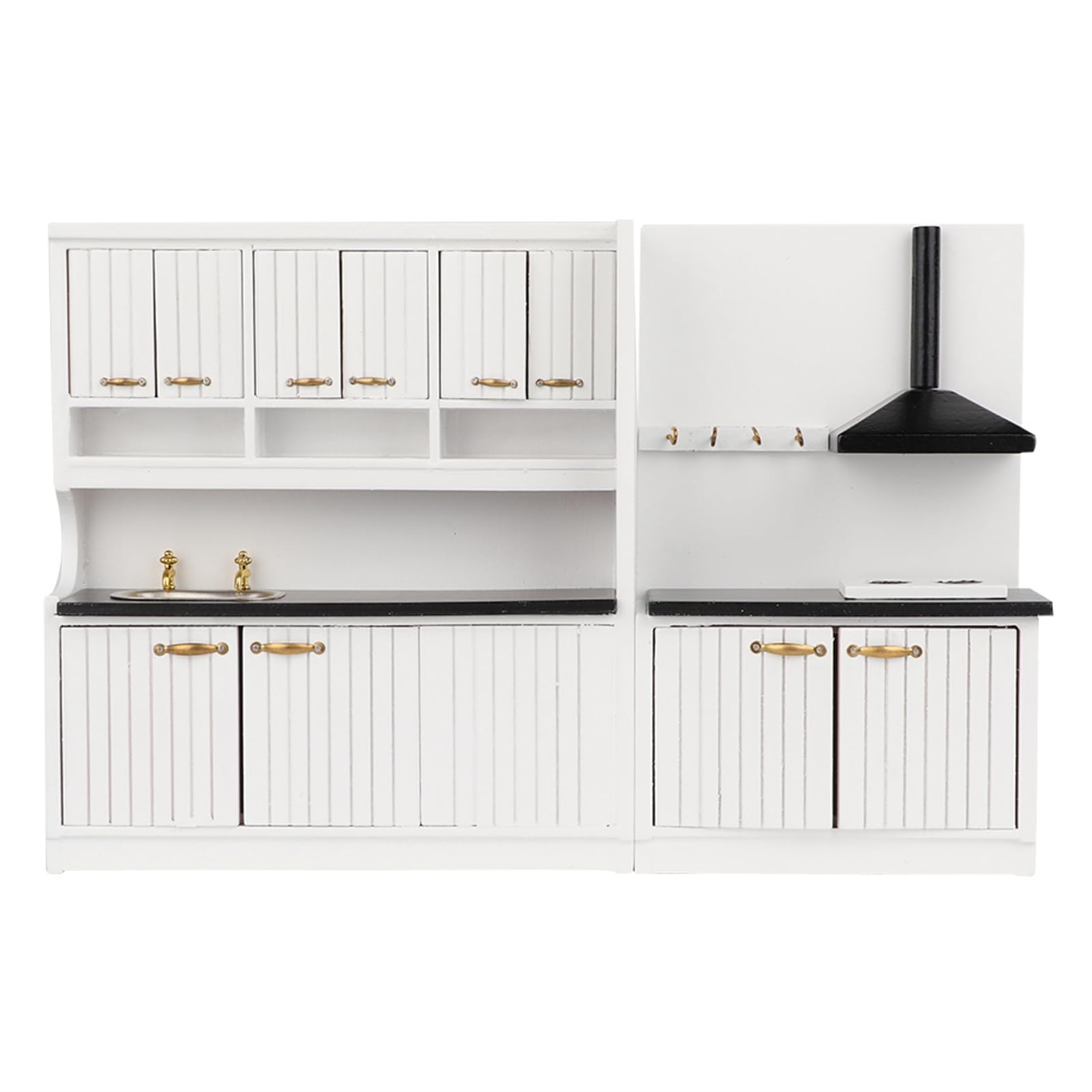 Armoire de Maison de Poupée en Bois, Mini Meubles Modernes
