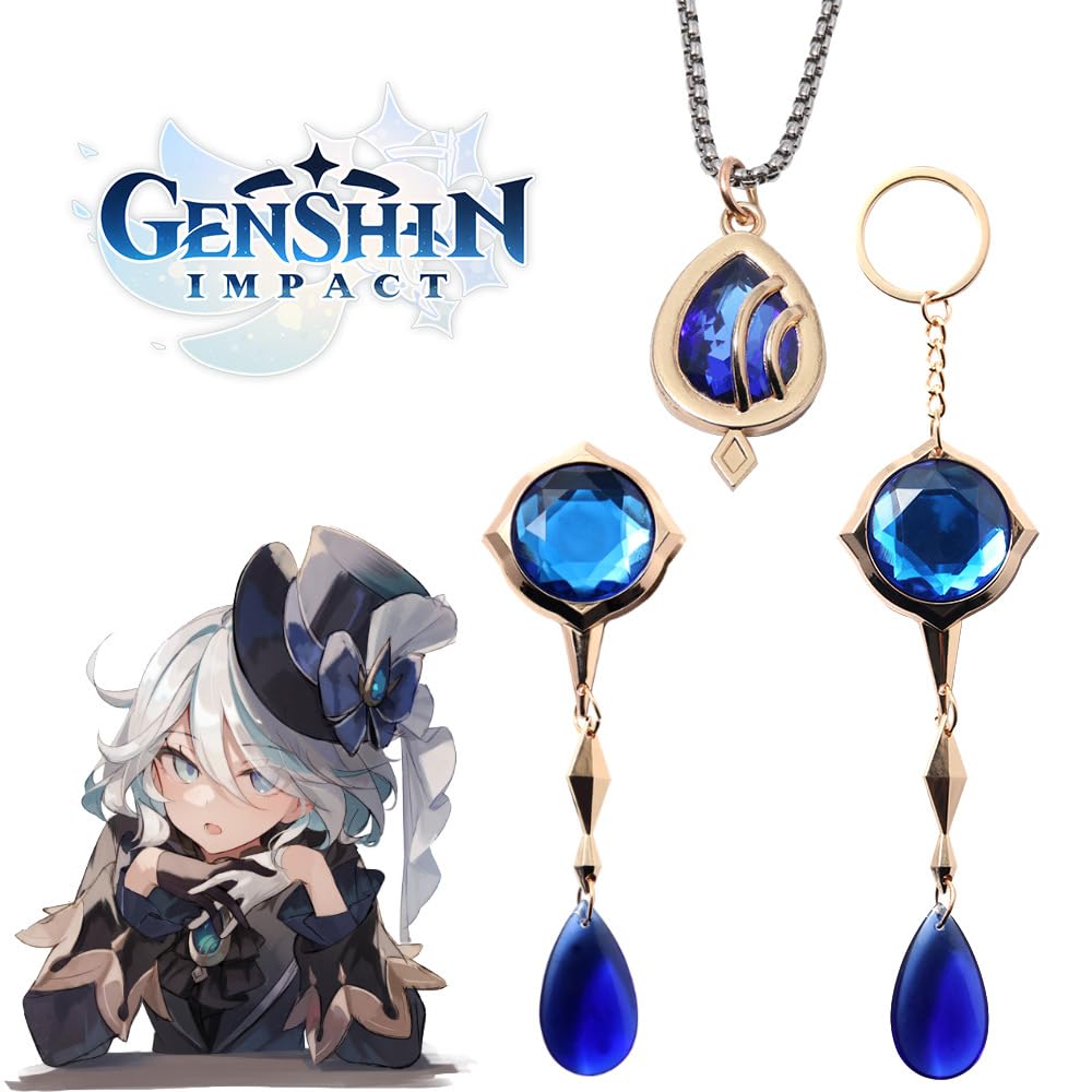 Amazon.co.jp: [Sizuuenn] 原神 フリーナ クリスタル ネックレス