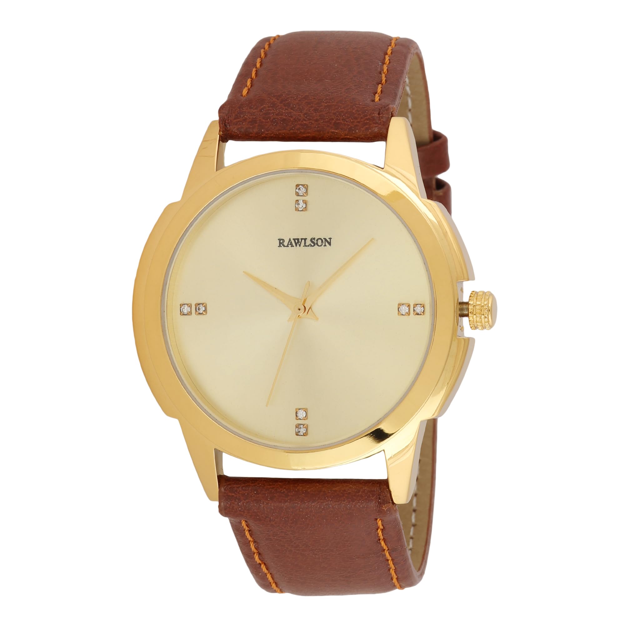 Rawlson Gold Color Leather Strap Watch for Men RL121006 (B0BY6TB2PT) Amazon Price History, Amazon Price Tracker