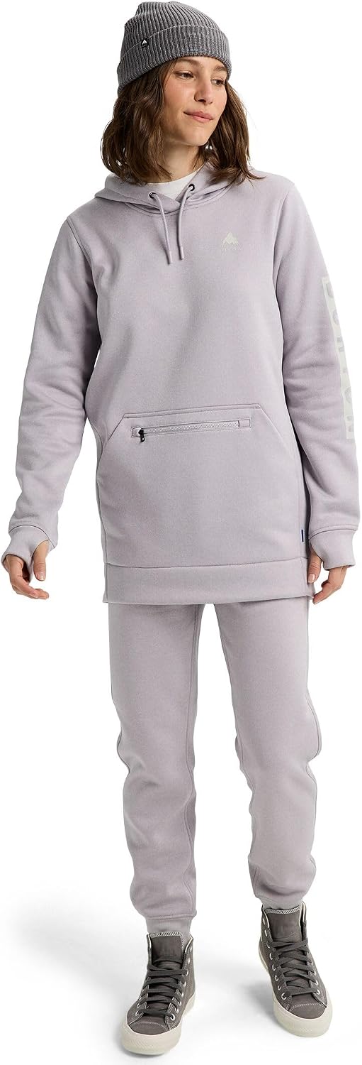 Burton Women's Oak Long Pullover Hoodie — Technical Sweatshirt with Tunic Cut & Quick-Drying Fleece