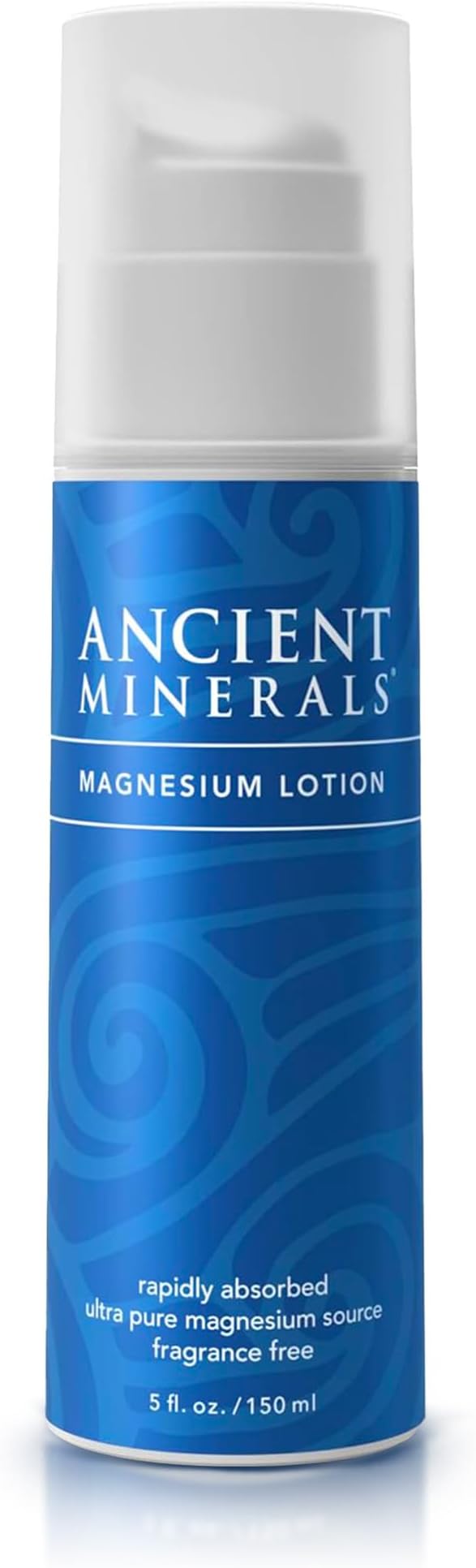 Ancient Minerals Magnesium Lotion – Zechstein Magnesium Chloride Cream with Shea Butter, Organic Oils & Hyaluronic Acid for Skin Hydration, Non-Greasy Body Lotion, 5oz