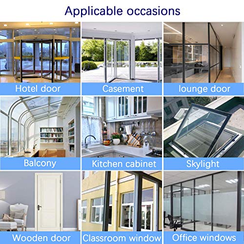 Image of TAROSE Weather Stripping, Silicone Door Seal Strip Door, Window, Transparent 16 Feet Long (Width 25mm)