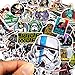 50Pcs Star War Stickers Cute Stickers for Water Bottles Hydroflasks Skateboard Decal Sticker for Teens, Girls, Boys, Adults Laptop Sticker