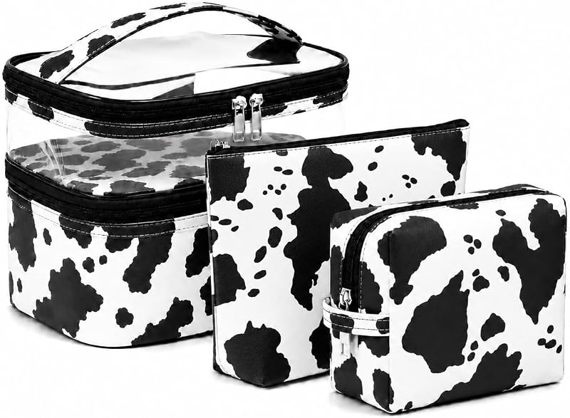 Necessaires de maquiagem imerelez em PU, conjunto com 3