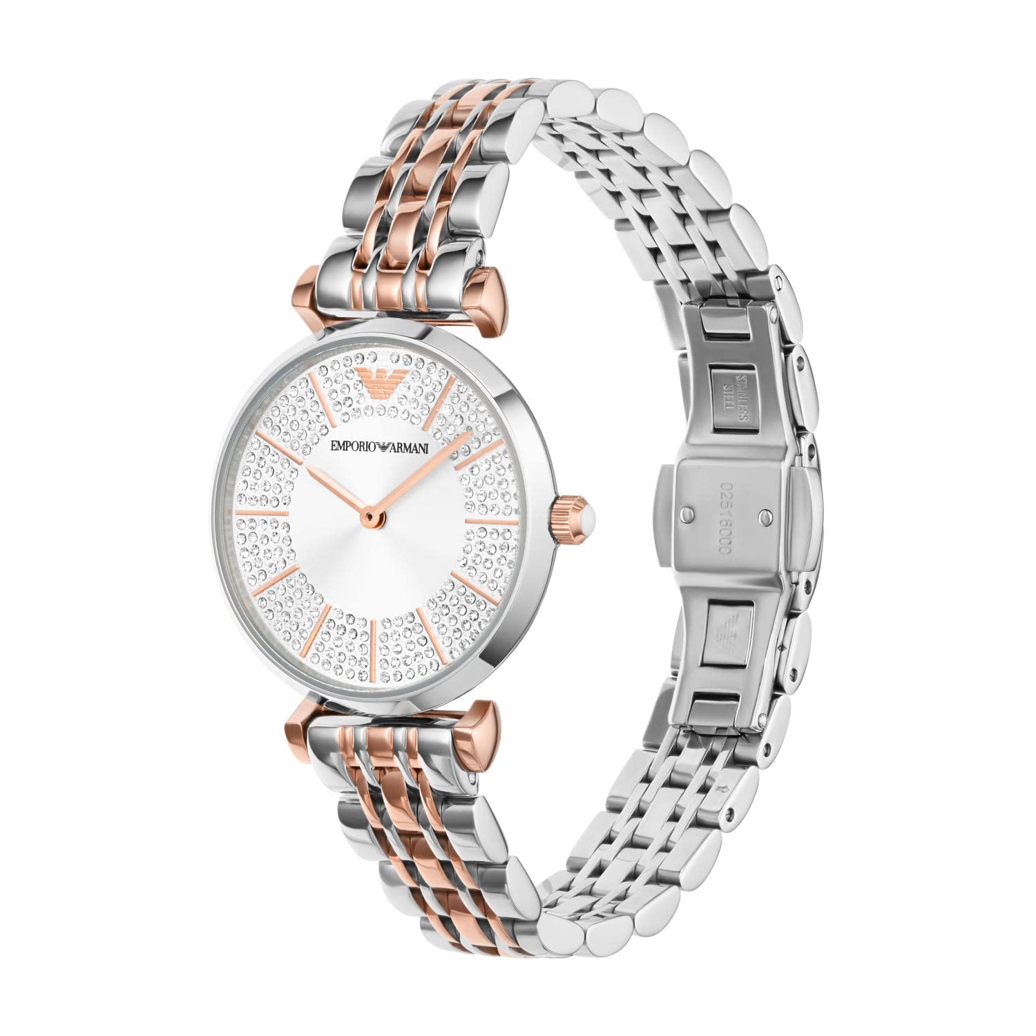 Emporio Armani Damenuhr mit Edelstahlarmband