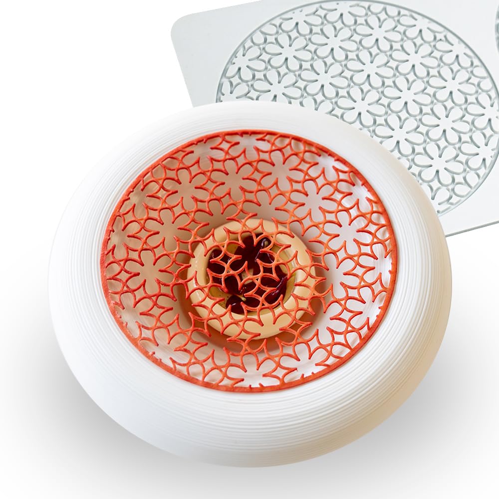 Stampo Pizzo Per Torte In Silicone - Per Decorazione Fondente, 3 Forme Colonna/Goccia - Foto 3