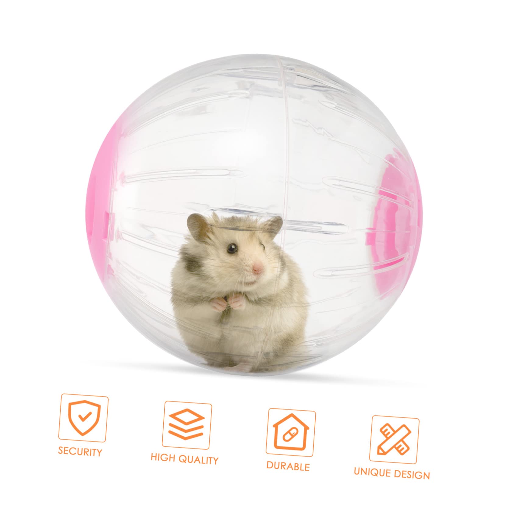 Balle Exercice pour Hamster Jouet De Course Balle De Jeu pour Hamster Et Écureuil Exercice Anti-morsures