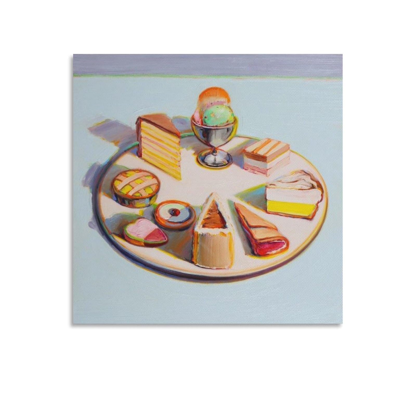 Amazon.com: Wayne Thiebaud Art Prints Wall Art Poster Classic Art