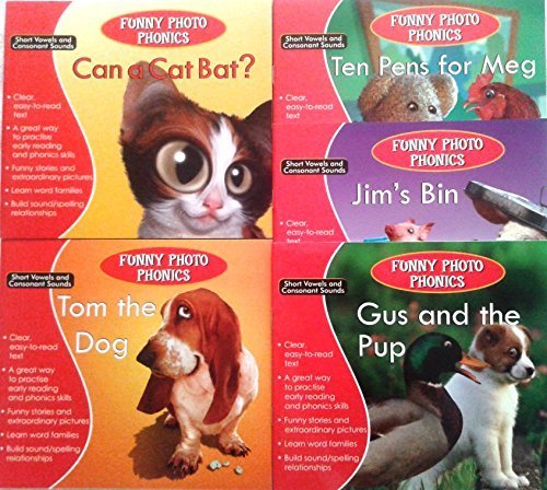 Funny Photo Phonics Short Vowels and Consonant Sounds Vol. 1 to 5
