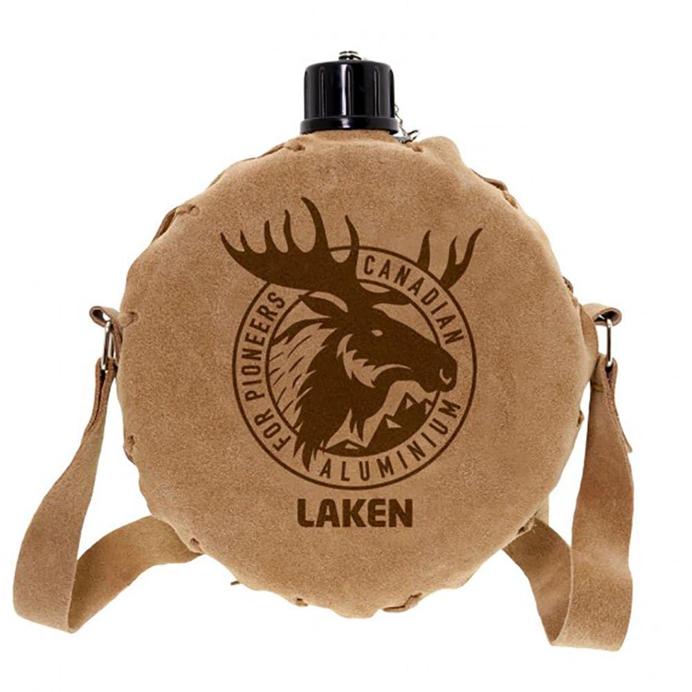 Laken Multicoloured Canadian Aluminium Bottle With Leather Cover 1.5 L.