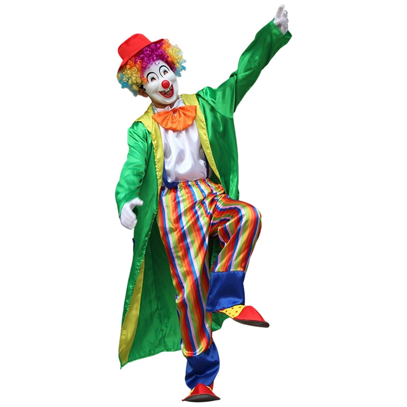Adult Clown Circus Costume Party Fancy Dress Outfit Party Fashion - Clown Costume Unisex Adult Circus Children's Parties 2026 Carnival Theme Parties Adult Costume for Stage Performance Unisex