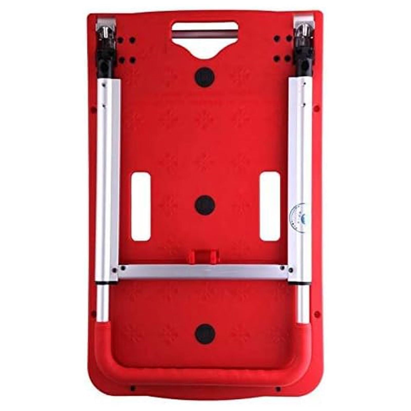 Carrello Mano Carrello A Piattaforma Pieghevole for Bagagli con Maniglia Regolabile for Negozi di Alimentari Piattaforma Trasporto