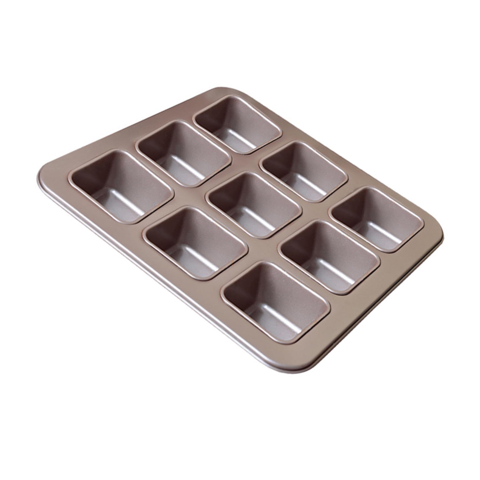 jojofuny Moule à Gâteau Carré Antiadhésif Acier Au Cavités Plaque Pâtisserie Facile à Nettoyer Compatible Lave-vaisselle Cuisson Uniforme et Sécurisée