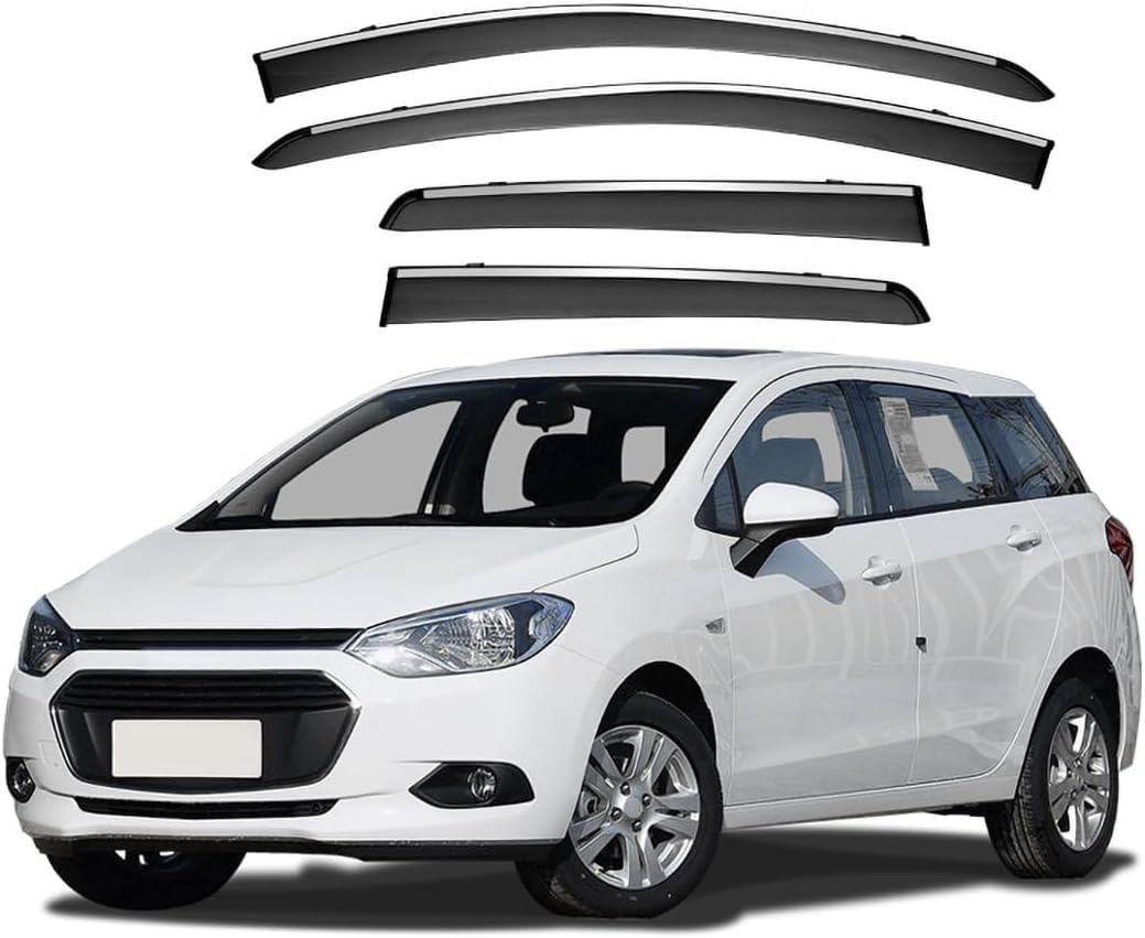Panxuc Normal Car Wind Deflectors For Lova Rv 2016-2019, Side Window Wind Rain Deflector Window Visor Sun Rain Guard Smoke Guards