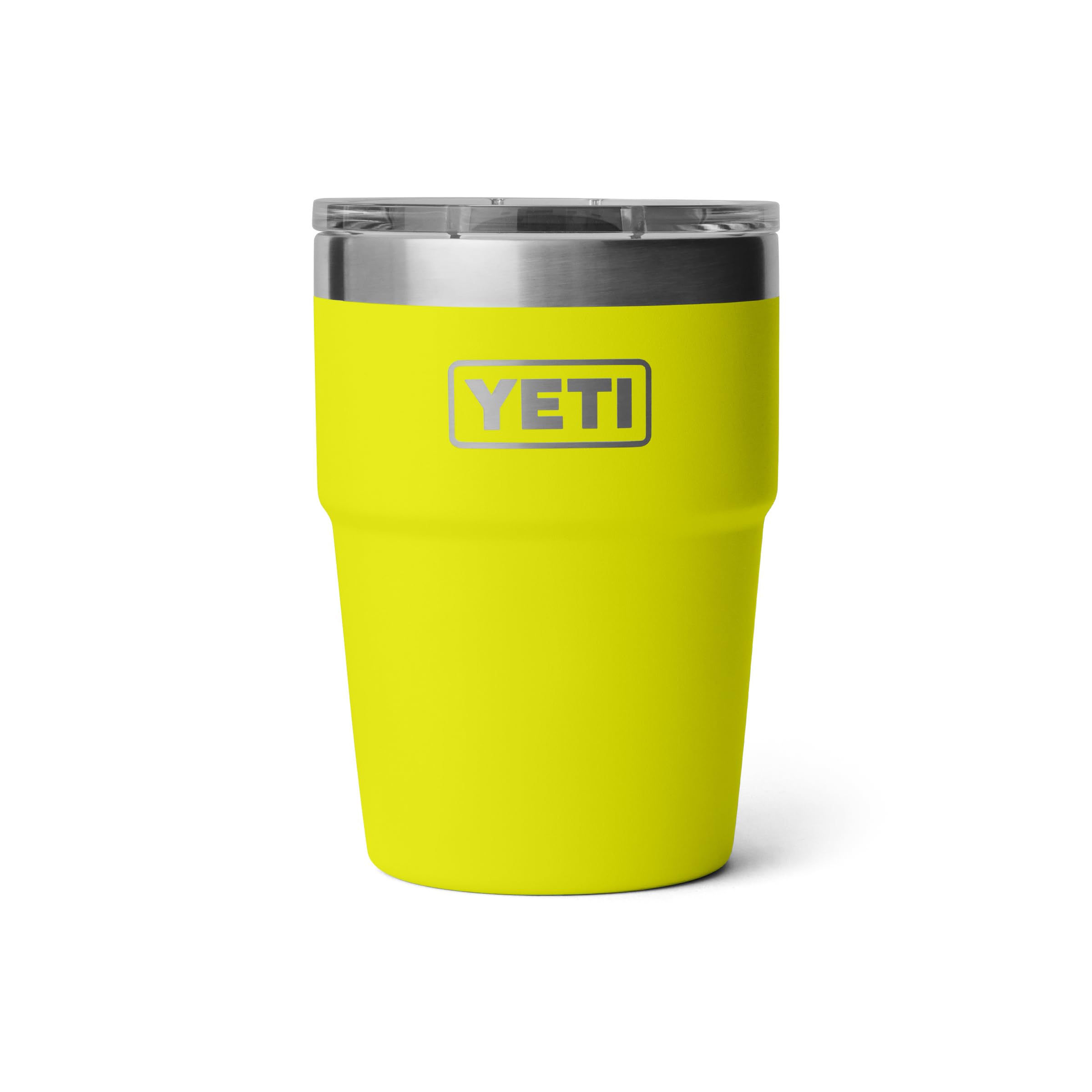 YETI Rambler 16 oz Stackable Tumbler, Vacuum Insulated, Stainless Steel with MagSlider Lid, Firefly Yellow — image 1