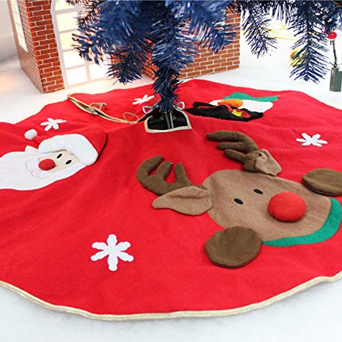 Aitey Christmas Tree Skirt, 3D Woven 42