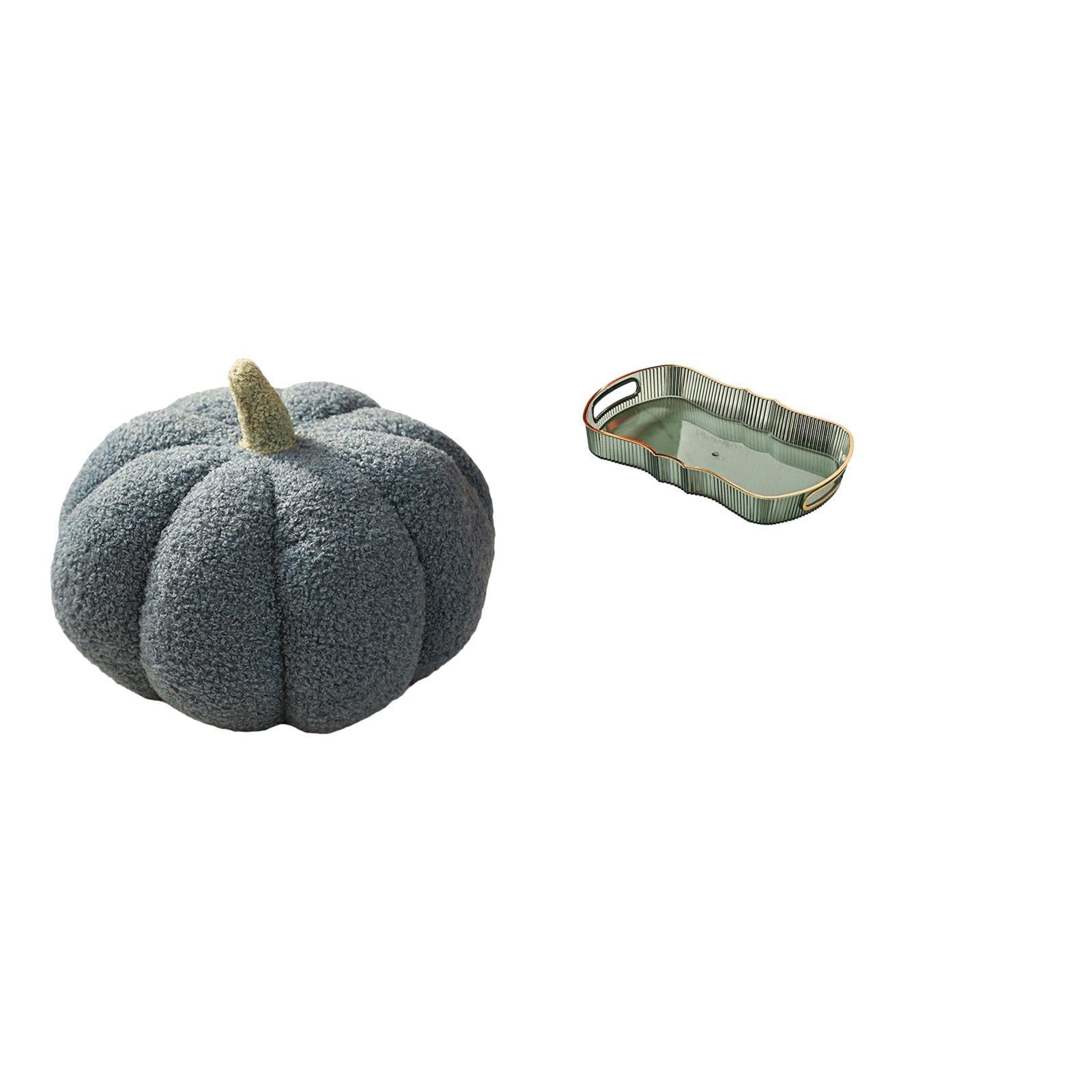 Halloween Pumpkin Pillows and Food Serving Tray Plush Decorative Sofa Cushion for Bed Bedroom Room Decor Bathroom Vanity Fruit Cafe Cafeteria Cosmetic Storage Breakfast-image-42