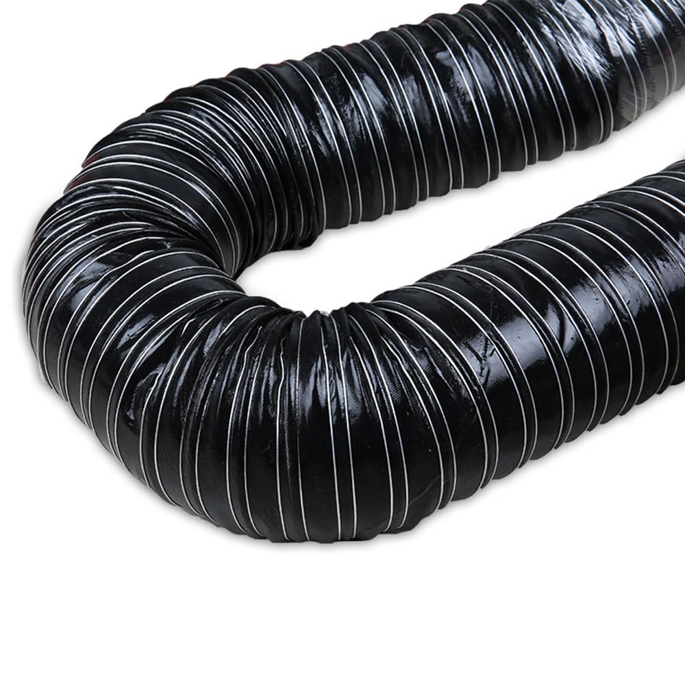 Manguera Flexible aislada para conductos de Aire para admisión de vehículos, refrigeración de Frenos y evacuación de Gases industriales – Conducto de vacío de Silicona de 2" a 6", Resistente