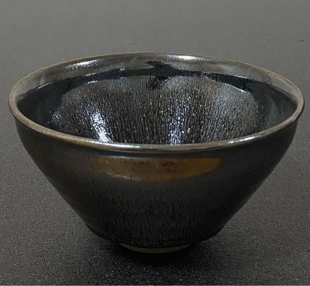 Amazon.co.jp: 建盞 天目茶碗 禾目天目 桶谷寧 #126 : 文房具