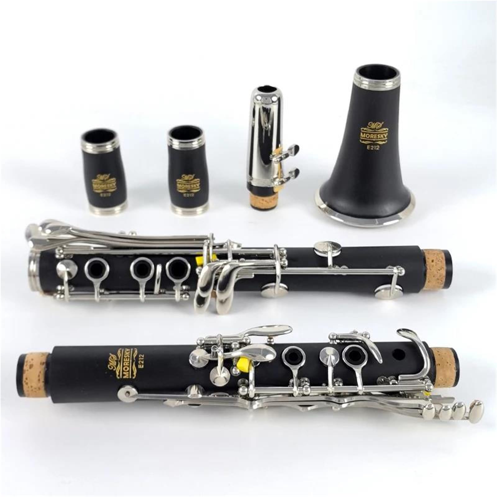 Clarinete Profesional De 17 Teclas Clarinete | Construcción de resina ABS.(E 212)