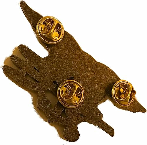 Miniatura 2 de Insignia de Trident de tamaño reglamentario - BUD - Acabado antiguo tamaño 2 34 pulgadas, Zinc, cinabrio