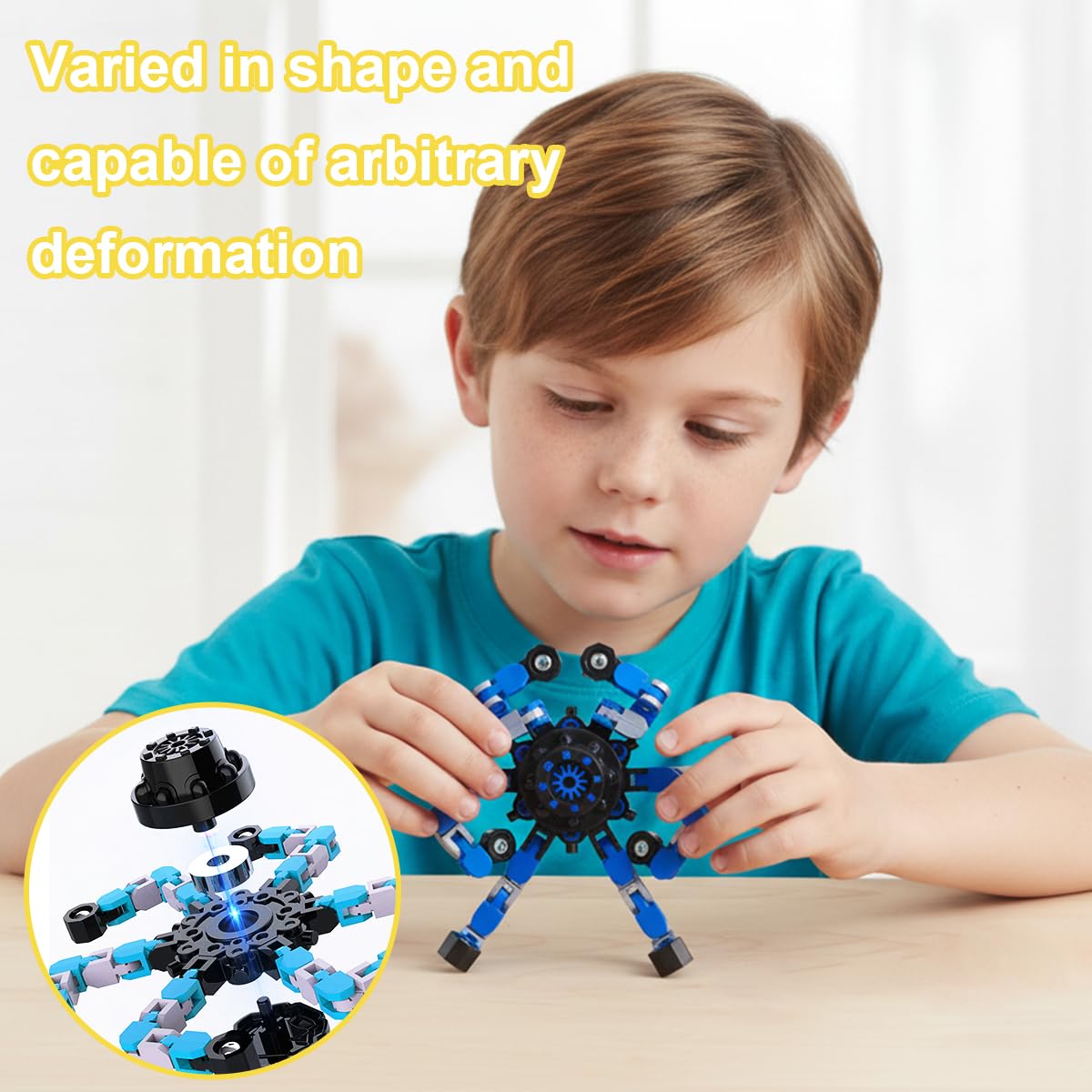 Fidget Toy Pack Set di Giocattoli Sensoriali per Adulti,Antistress per Autismo e Adhd, Alleviare Lo Stress Finger Hand Tangles Toy per ADD, Autismo, Sollievo Dall'ansia per feste di compleanno Regali - 5