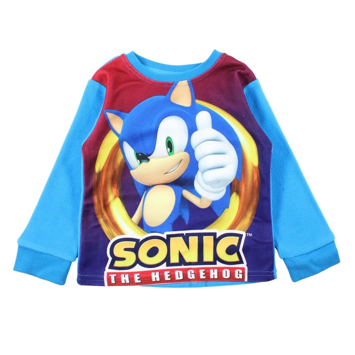Disney Pyjama Polaire Sonic Garcon conjunto Infantil Unisex - Bambini e Ragazzi (Pacco da 2)