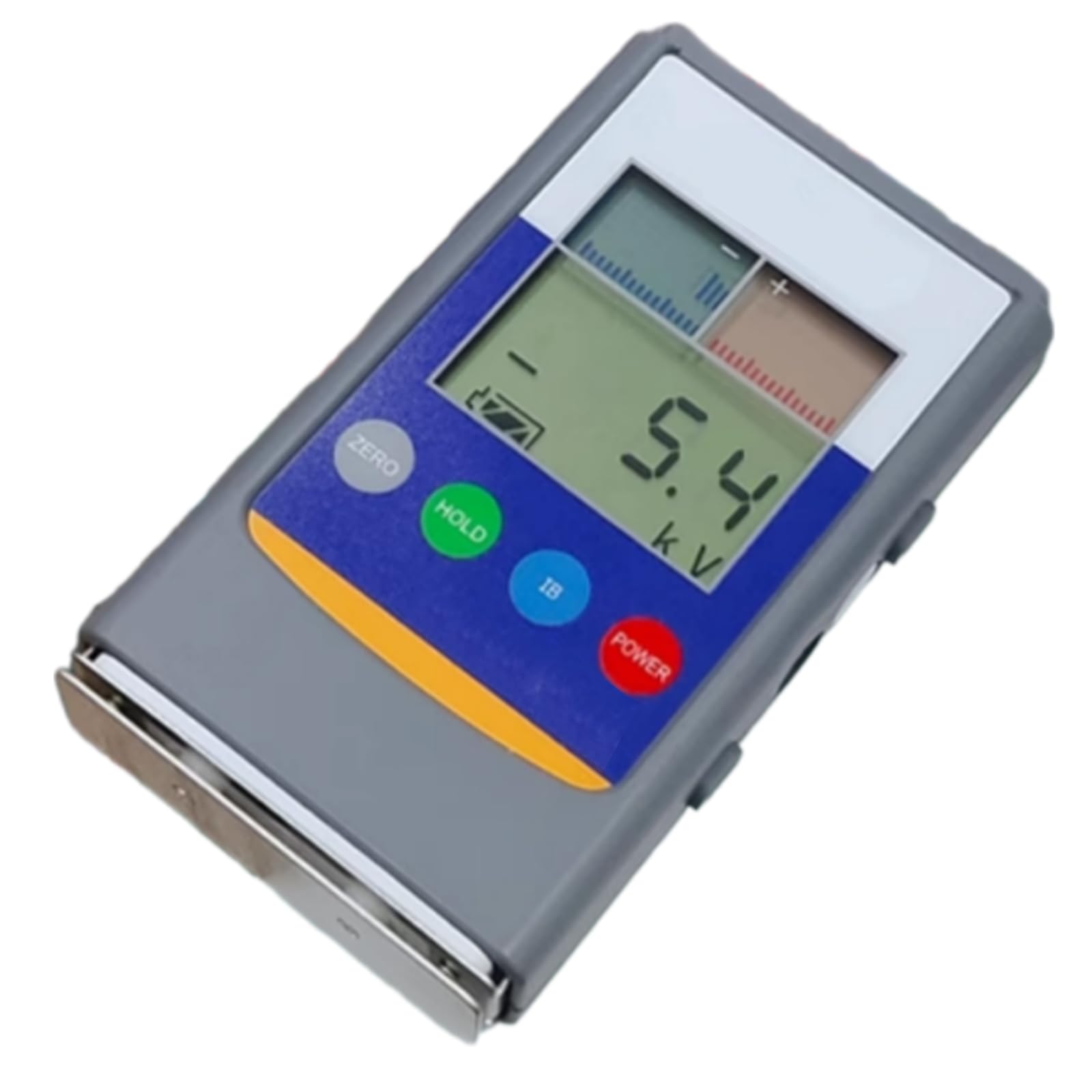 Przenośny tester elektrostatyczny, przenośny tester równowagi jonowej, wysoka dokładność z 10% marginesem błędu, z wyświetlaczem LCD. Pomiar równowagi jonowej wentylatora