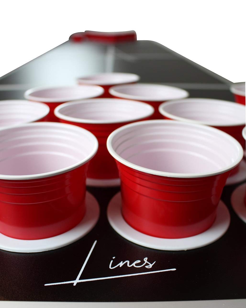 Offizieller Spotlight Beer Pong Tisch Set LED Beleuchtung | LED Beer Pong Full Pack 1 Tisch 120 Becher 53cl