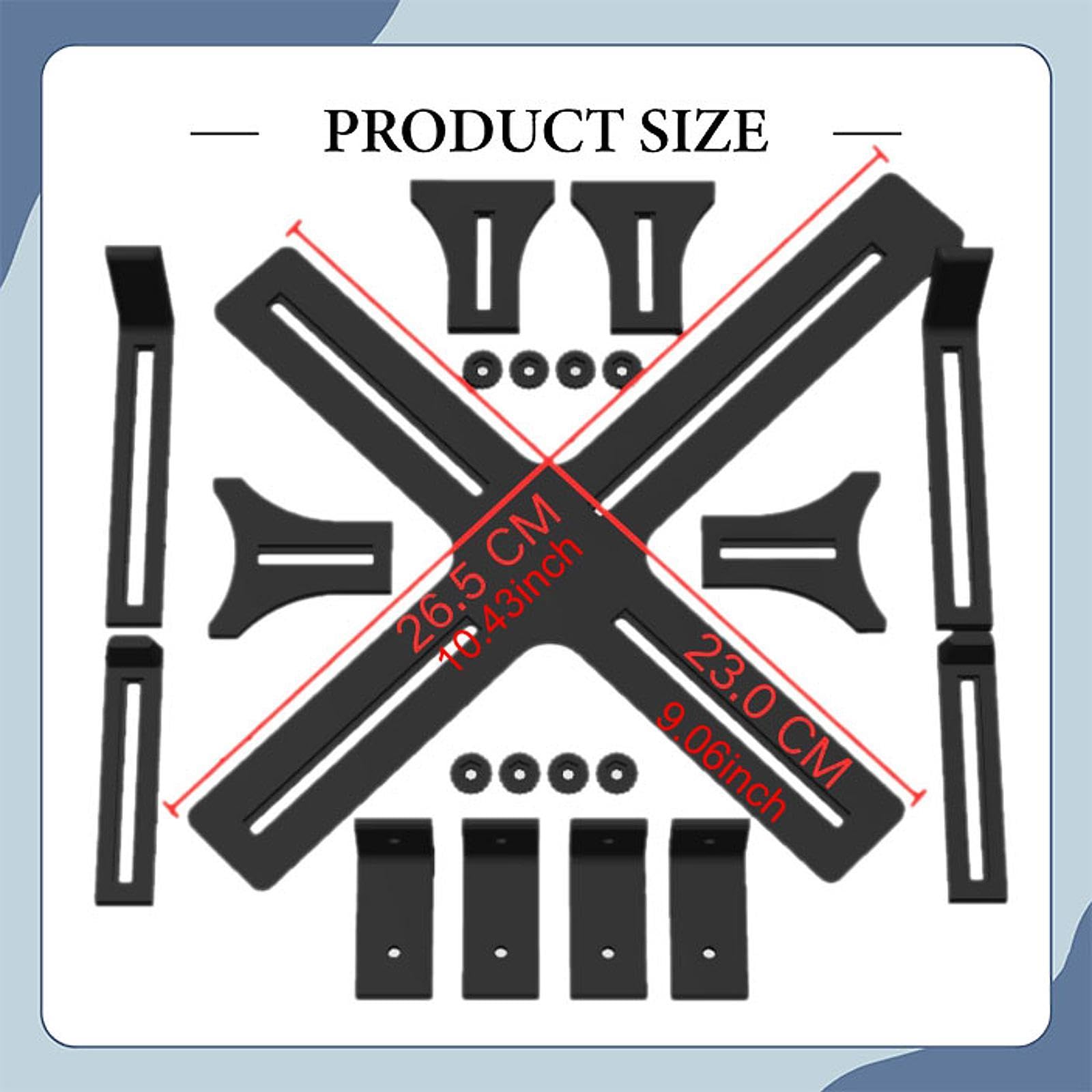 Soporte para Pintar Maquetas de Aviones, Herramienta Auxiliar, Plantilla Universal Profesional para La Construcción de Maquetas, Estante para Pintura, Negro