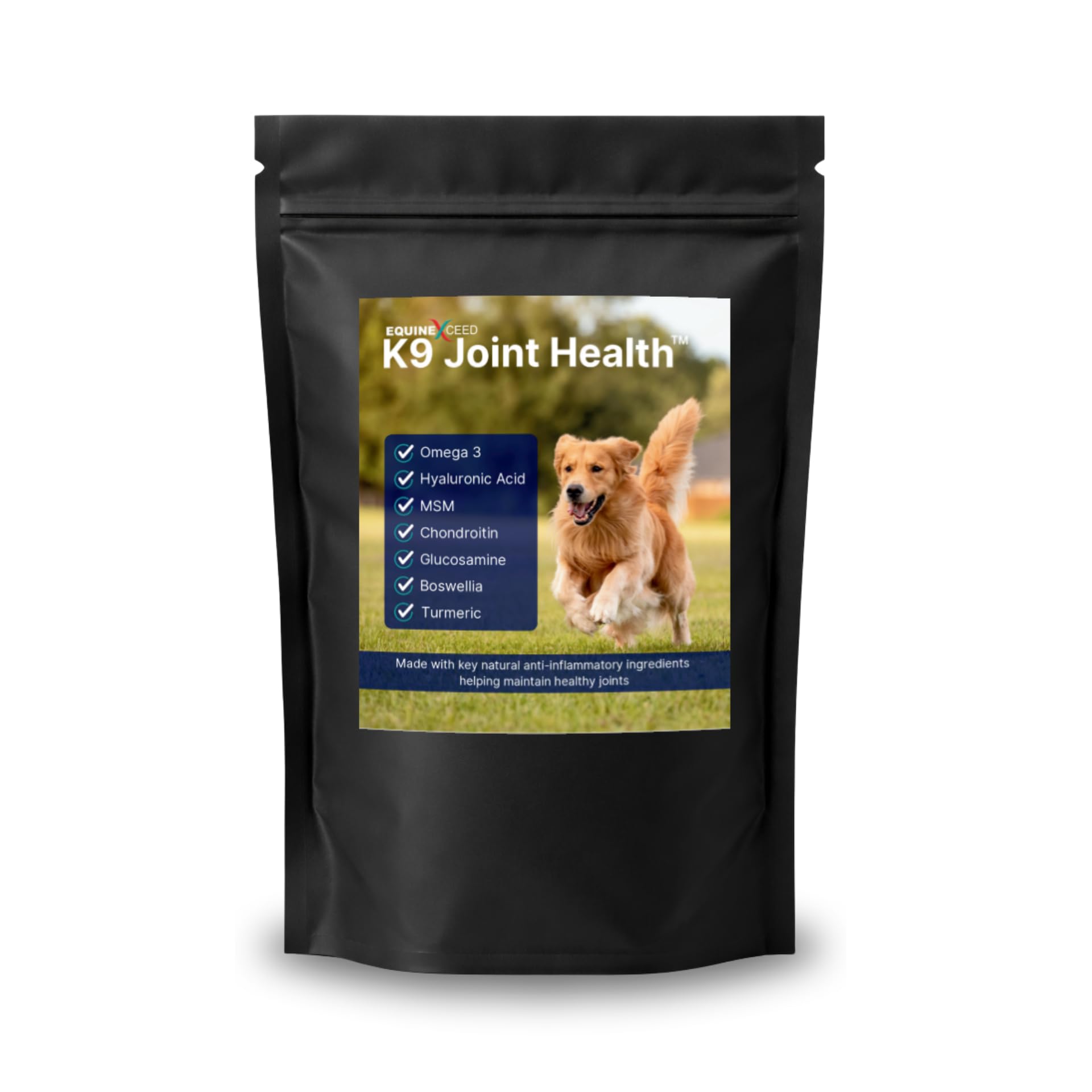 EQUINEXCEED K9 Joint Healthβ’ 180 Scoops - Joint Supplement for Adult/Senior dogs - Stiffness, hip & joint discomfort