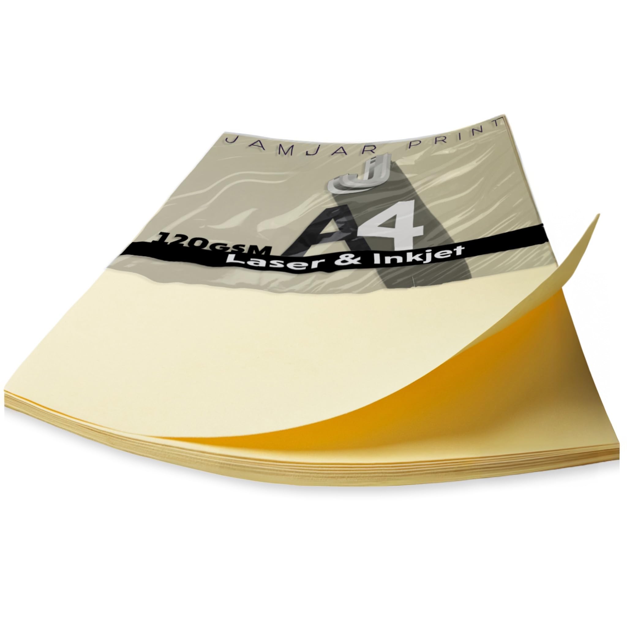 30 Sheets, A4 120gsm Cream Paper, Smooth Premium Quality for Home and Office Double Sided Stationery Ideal for Decoupage, Printing, Writing and Folding Creative Art and Children’s Crafts