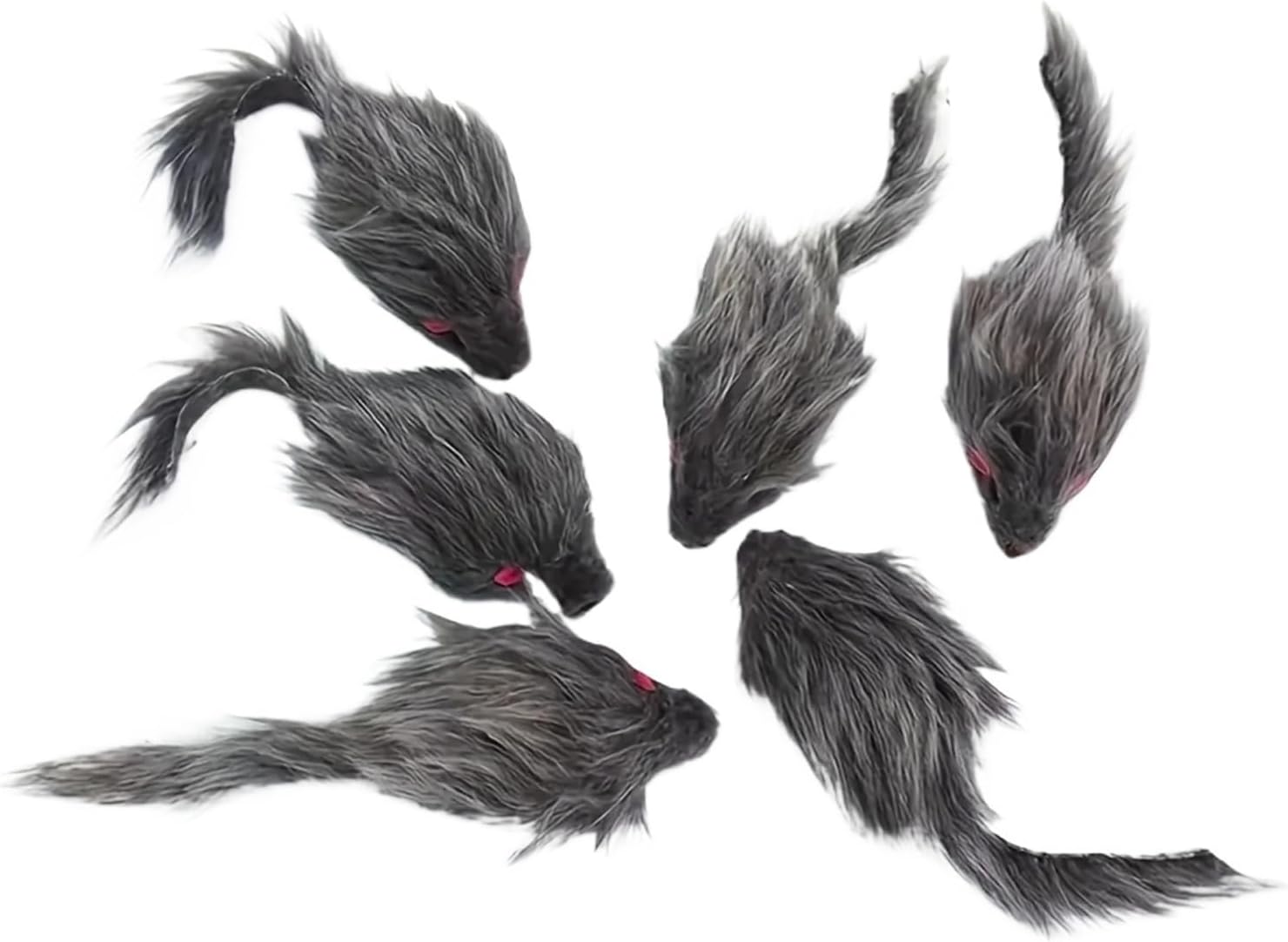 3-100 Pcs Plush Fake Mice, Interactive Cat Teasing Toys for Small Cats(100 Pcs)