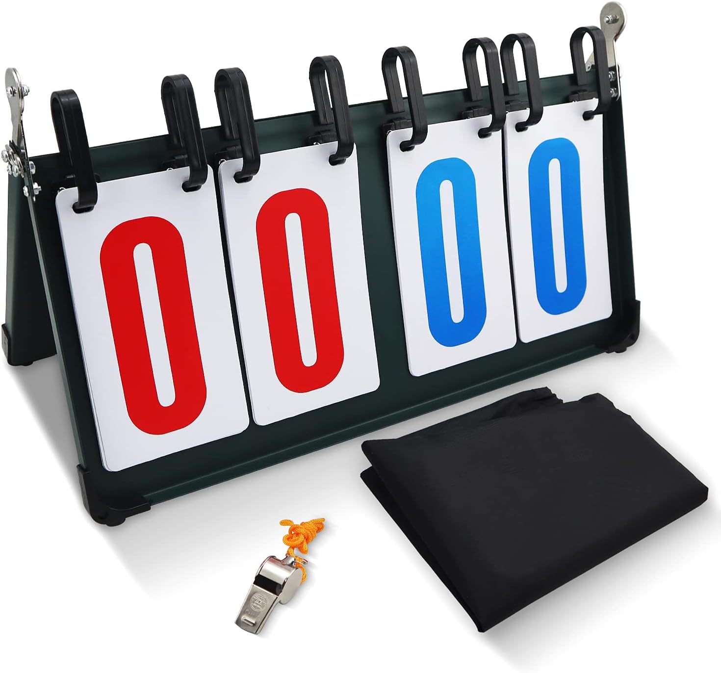 ZHT 4Digit Scoreboard Scores 199, Portable Tabletop Flip Scorekeeper