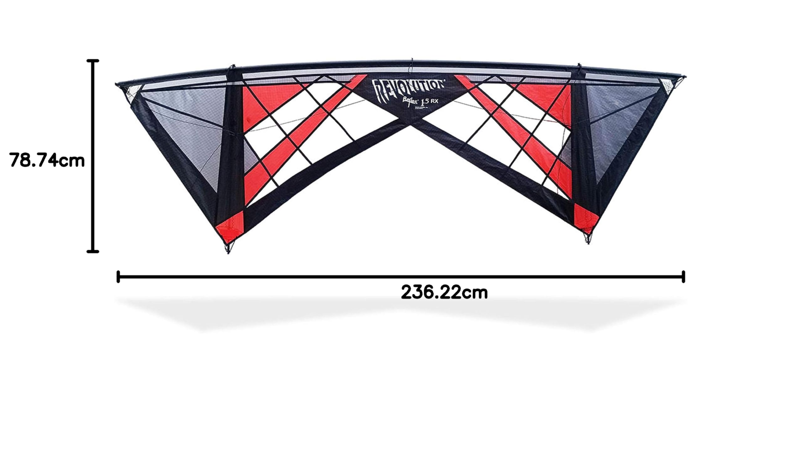 Drachen 4 Linien Reflex 1.5 RX Spiderweb, Rot