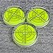 YMGBHNKJLS 3Pcs Small Circular Bubble Levels 32x7mm Round Spirit Level Measuring Layout Tools Levels