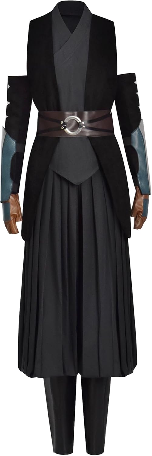Adult Tano Costume Outsuit Cospaly Womens SW Rebels Suit with Headpiece Halloween Deluxe Fullset