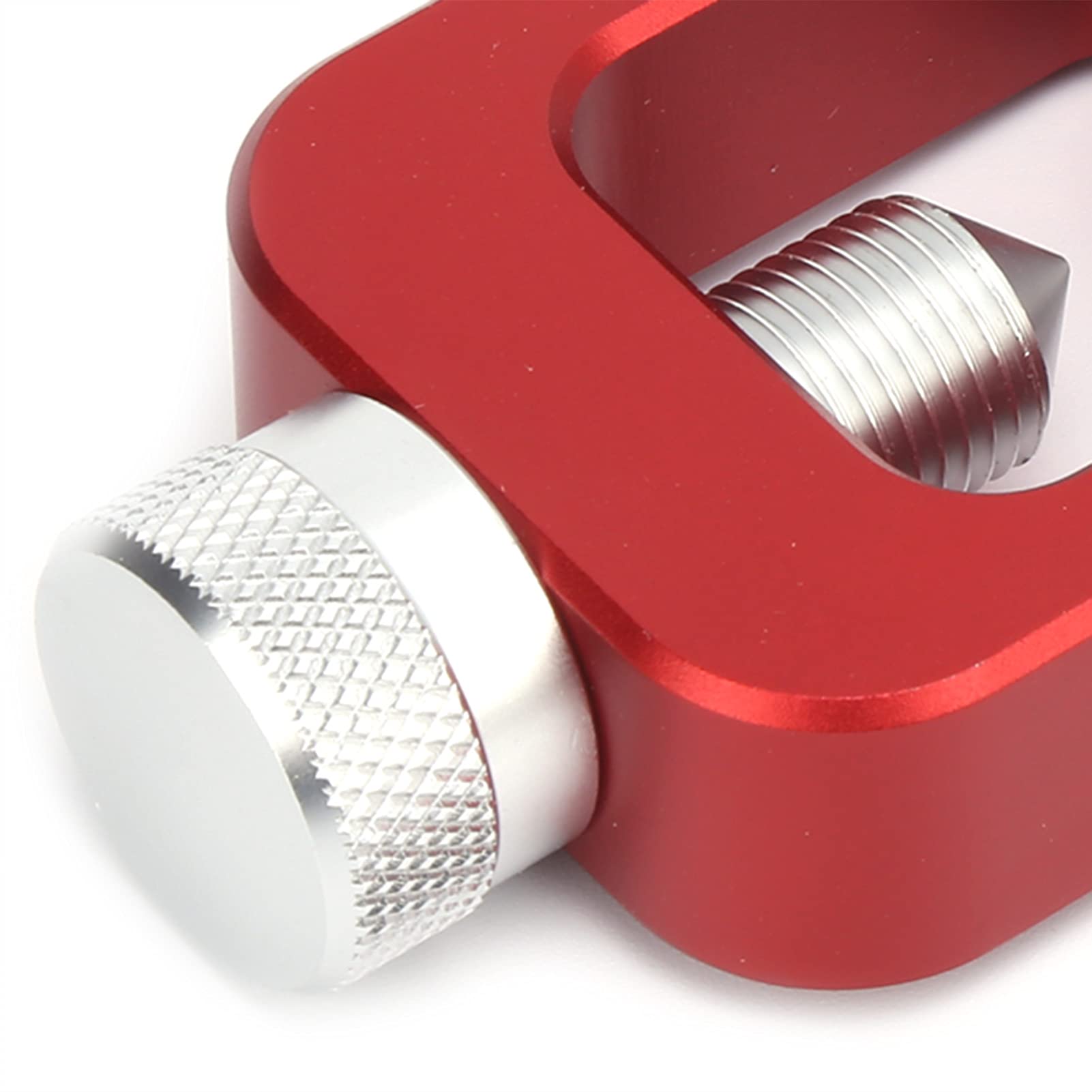 Dilwe Adaptador de Tanque de Recarga de Buceo Adaptador de Buceo para Equipo de Buceo, Botella Grande a pequeña Manómetro de 8 mm 0.5L 1L(Rojo)