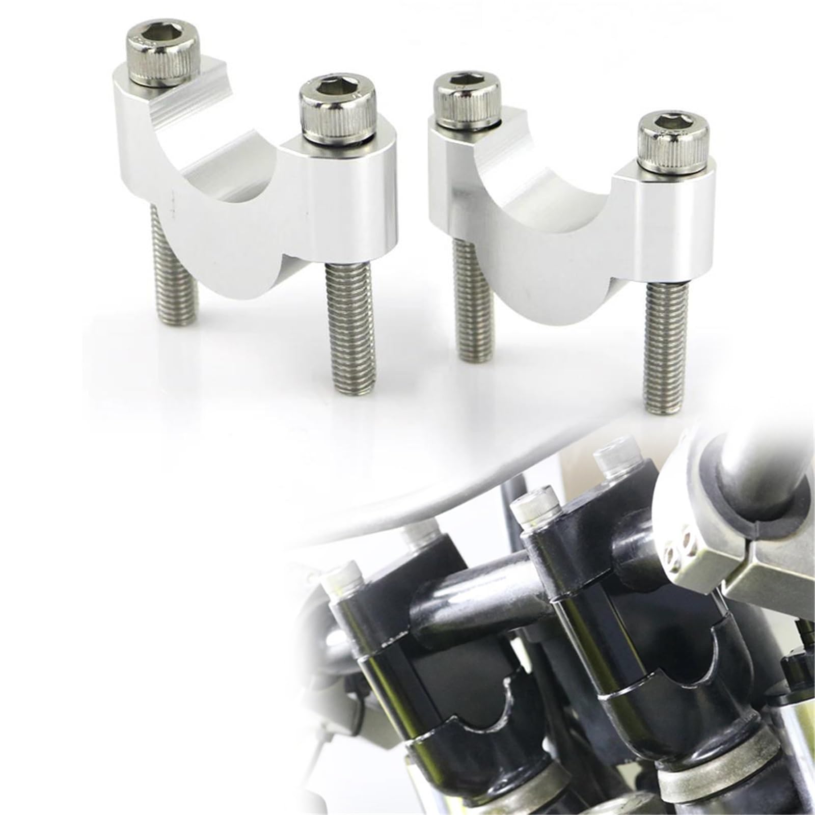 Rehausseurs de guidon anti douleur aux poignets Fat Bar 22mm pour votre Yamaha