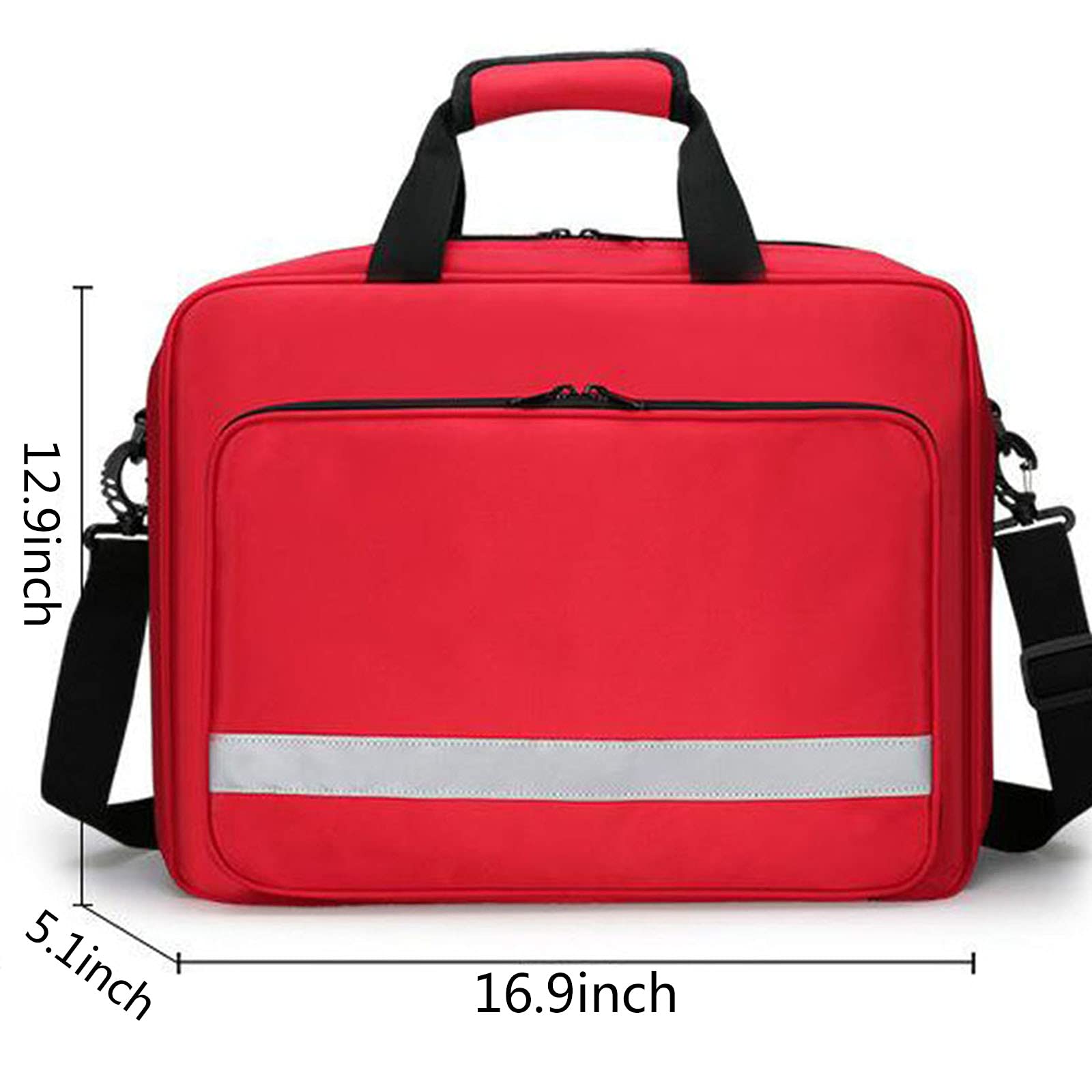 Mochila Botiquín de Primeros auxilio– De Emergencia Ideal para Actividades Al Aire Libre, Bicicleta, Camping, Viajes, Deportes,Mochila De Primeros Auxilios(Solo Bolsa)