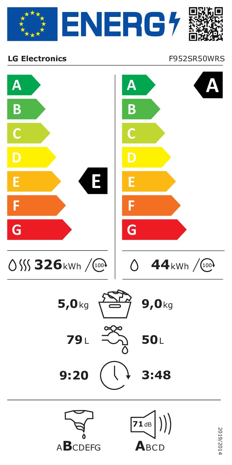 LAVANTE SECHANTE FRONT LG F952SR50WRS