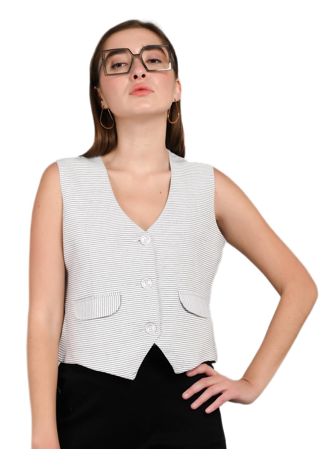 the classic togs Striped WaistCoat,Formal WaistCoat,WiastCoat For Women 01.-picture-23