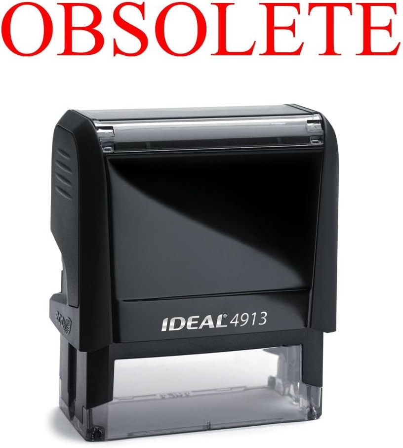 Obsolete Rubber Stamp for Office Use Self-Inking